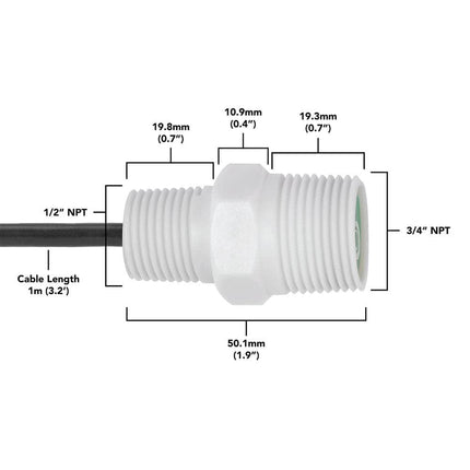 Atlas Scientific Air Quality EZO-HUM™ Embedded Humidity Probe Plastic Body - Atlas Scientific