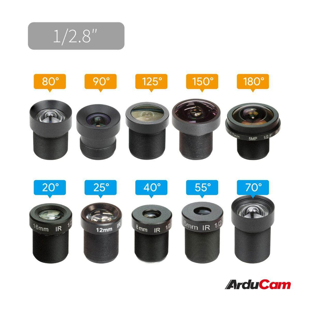 Arducam M12 Lens Set for USB Camera LK005
