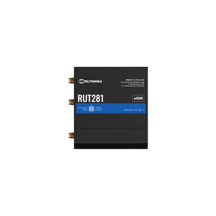 Teltonika RUT281 Industrial Rugged Compact Cellular LTE 4G Router