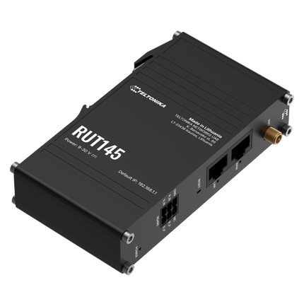 Teltonika RUT145 Industrial Rugged Compact with RS485 Cellular LTE 4G Router