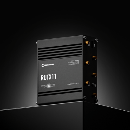 Teltonika Modem-Router Teltonika RUTX11 Industrial Rugged Cellular LTE 4G CAT6 Router WiFi