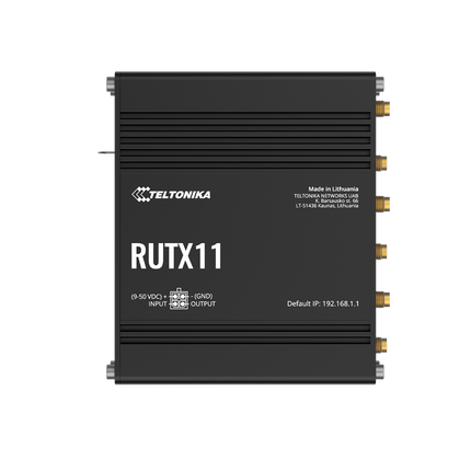 Teltonika Modem-Router Teltonika RUTX11 Industrial Rugged Cellular LTE 4G CAT6 Router WiFi