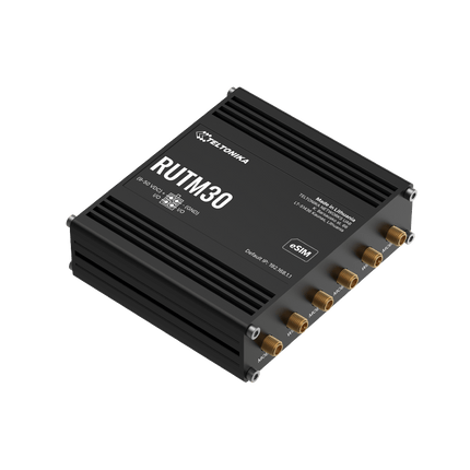 Teltonika Modem-Router Teltonika RUTM30 Industrial Rugged Cellular 5G Compact Router eSIM WiFi Dual-SIM