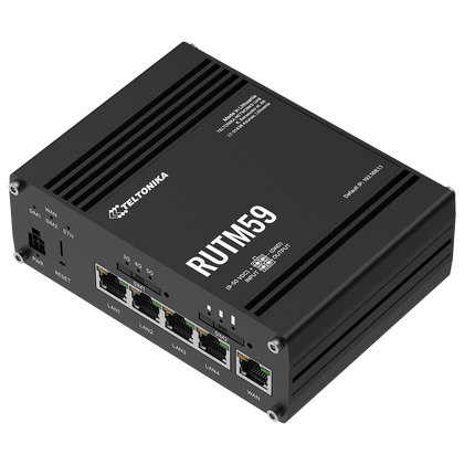 Teltonika RUTM59 Industrial Rugged Cellular LTE 5G Router