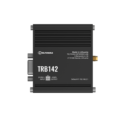 Teltonika TRB142 Industrial Rugged Cellular RS232 LTE 4G Gateway