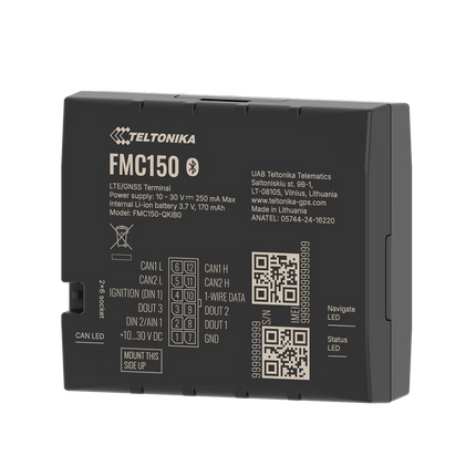 Teltonika FMC150 Advanced 4G LTE GPS Tracker integrated CAN data processor