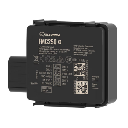 Teltonika FMC250 4G LTE Cat 1 GPS Tracker integrated CAN data processor