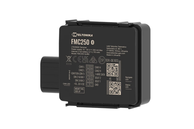 Teltonika FMC250 4G LTE Cat 1 GPS Tracker integrated CAN data processor