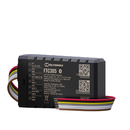 Teltonika FTC305 Compact 4G LTE Cat 1 E-mobility GPS Tracker with CAN data reading