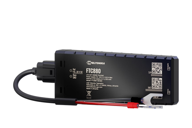 Teltonika FTC880 Next-generation 4G LTE Cat 1 battery-mounted vehicle GPS Tracker IP69K