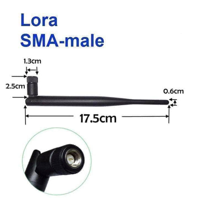 Antenna Antenna LoRa Antenna SMA Male - 1/2 Wave 2dBi 915MHz - 923MHz