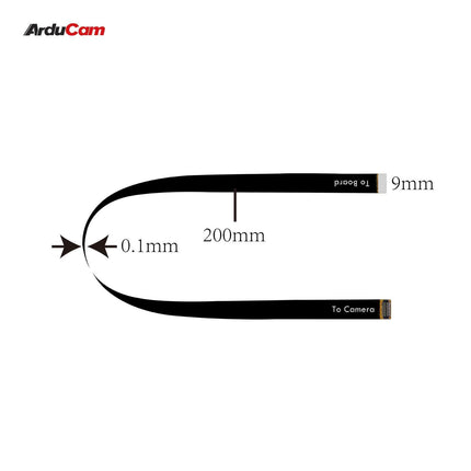 Arducam Camera 200mm Sensor Extension Cable for Raspberry Pi and Jetson Camera B0439