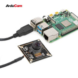 Arducam Camera Arducam 100fps Global Shutter USB Camera Board, M12 Lens Without Microphones