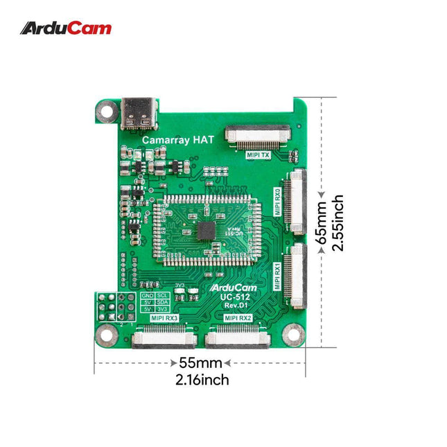 Arducam Camera Arducam 12MP*2 Synchronized Camera Bundle Kit for Raspberry Pi B0265R