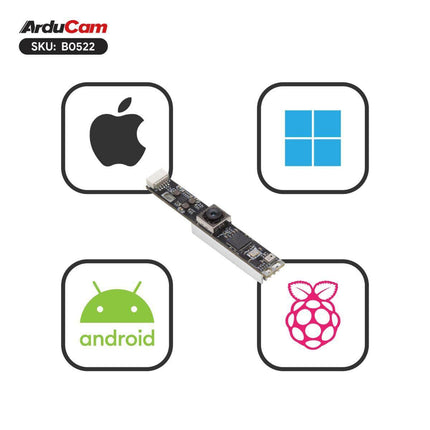 Arducam Camera Arducam 16MP IMX298 USB Camera Autofocus Microphone Multi OS B0522