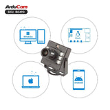 Arducam Camera Arducam 2MP IMX462 Day and IR Night Vision USB Camera Metal Case B0490