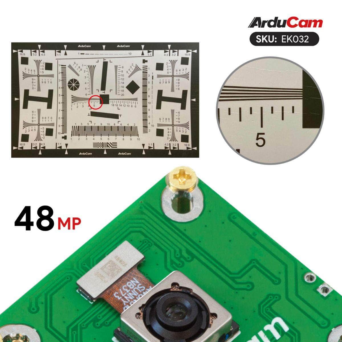 Arducam 48MP Ultra High Resolution USB3 Camera Evaluation Kit EK032 ...