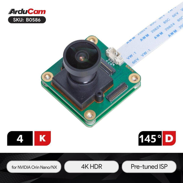 Arducam Camera Arducam 4K HDR High Framerate MIPI Camera for NVIDIA Jetson Orin Nano/NX (B0586)