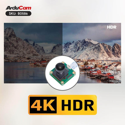 Arducam Camera Arducam 4K HDR High Framerate MIPI Camera for NVIDIA Jetson Orin Nano/NX (B0586)