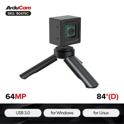 Arducam Camera Arducam 64MP Motorized Focus USB 3.0 Camera with Case B0475C