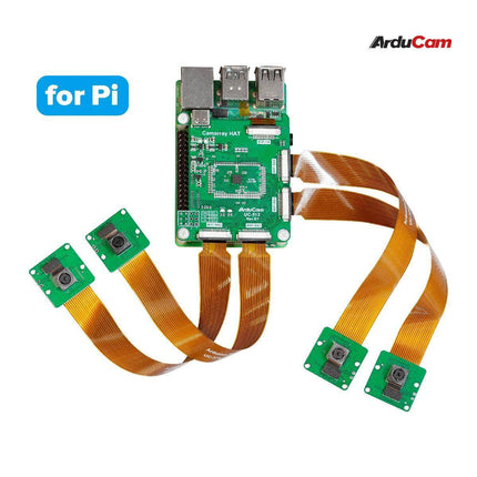 Arducam Camera Arducam 8MP*4 IMX219 Quadrascopic Camera Bundle Kit B0396