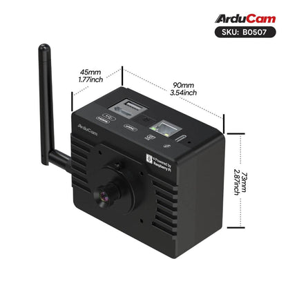 Arducam Camera Arducam KingKong, All-in-one Raspberry Pi CM4 AI Camera Kit (B0507)