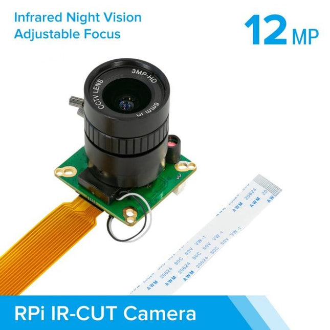 Arducam Camera B0270 Arducam High Quality IR-CUT Camera Raspberry Pi 12.3MP 1/2.3" 477P HQ