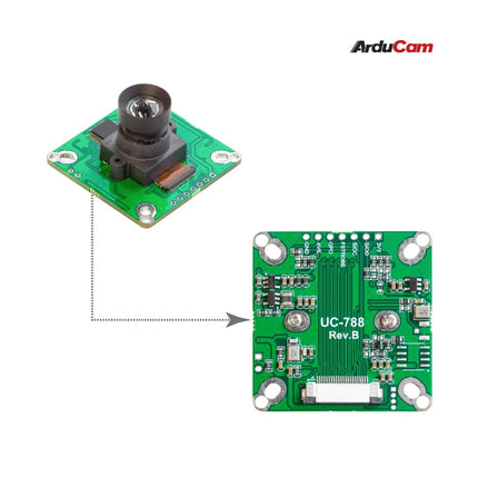 Arducam Camera B0353 Arducam Full HD Color Global Shutter Pivariety Camera for Raspberry Pi