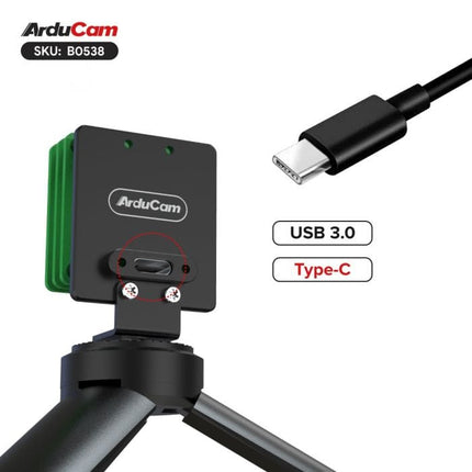 Arducam Camera B0538 Arducam 5MP OG05B1B Mono Global Shutter USB 3 Camera
