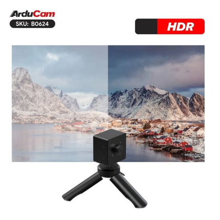Arducam Camera B0624 Arducam 3MP ISX031 USB3 UVC Camera 120 dB HDR Built-in ISP