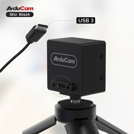 Arducam Camera B0624 Arducam 3MP ISX031 USB3 UVC Camera 120 dB HDR Built-in ISP