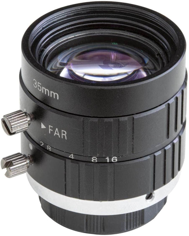 Arducam Camera LN047 Arducam C-Mount Lens 35mm Focal Length, Manual Focus Adjustable Aperture