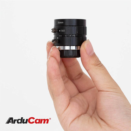 Arducam Camera LN047 Arducam C-Mount Lens 35mm Focal Length, Manual Focus Adjustable Aperture