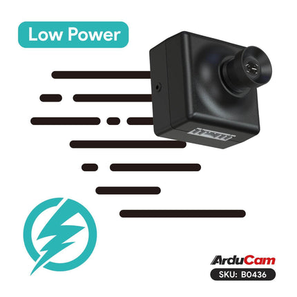 Arducam Camera Mega 5MP SPI Camera Module M12 Lens for any Microcontroller B0436