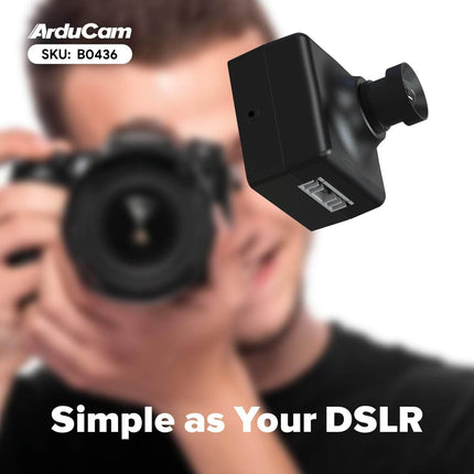 Arducam Camera Mega 5MP SPI Camera Module M12 Lens for any Microcontroller B0436