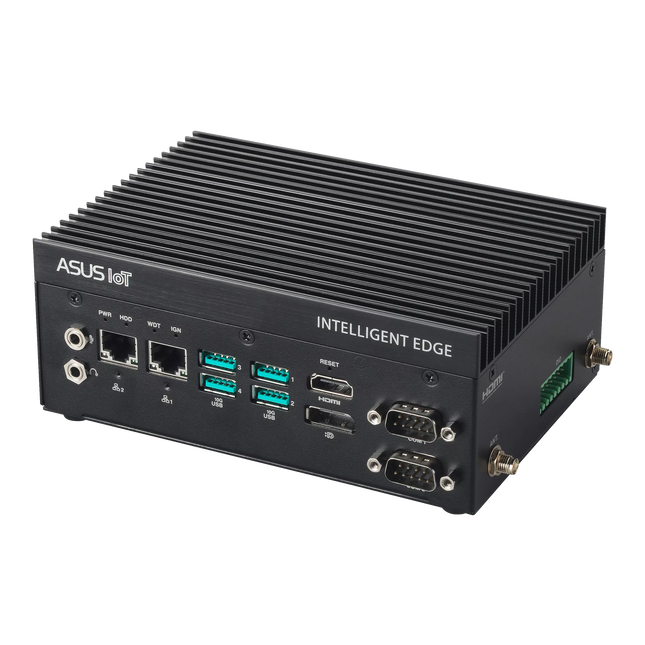 ASUS IoT Edge AI ASUS IoT PE1000U Edge AI Fanless DIN-rail Industrial PC Intel Core