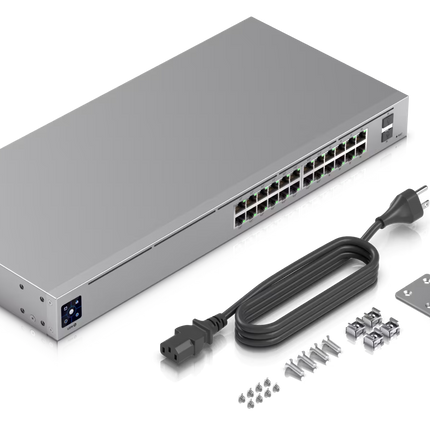 Ubiquiti UniFi USW-24-POE Ethernet Switch 24 Port Gigabit Switch 16 PoE and 2 SFP