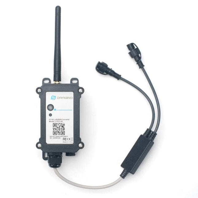 Dragino LoRaWAN LTC2 PT100 Dual Temperature Probe Transmitter Waterproof Battery-Powered