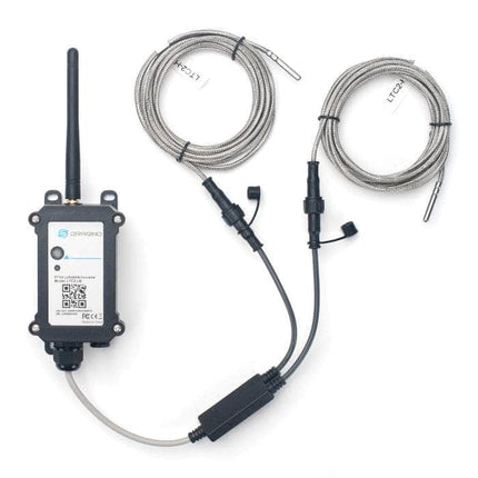 Dragino LoRaWAN LTC2 PT100 Dual Temperature Probe Transmitter Waterproof Battery-Powered