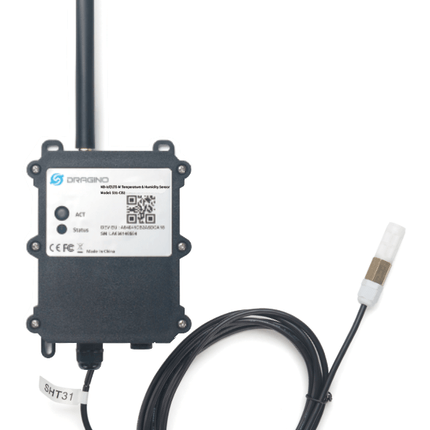 Dragino LoRaWAN NB-IoT and LTE CAT-M / Includes with Replaceable 19000mAh Battery S31 NB-IoT LTE CAT-M Temperature Humidity Sensor