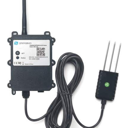 Dragino LoRaWAN SE01-LB2 with 19000mAh Li-SOCI2 Replaceable Battery SE01-LB LoRaWAN Wireless Soil Moisture & EC Sensor