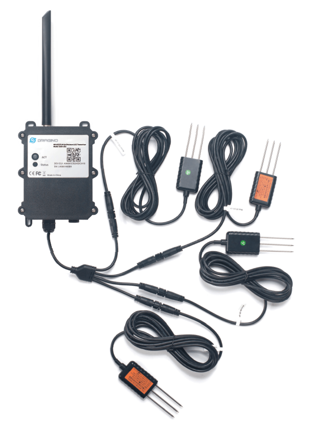 Dragino NB-IoT CAT-M SE0X-CB2 Sensor Node Only - Replaceable 19000mAh Battery SE0X-CB NB-IoT LTE CAT-M Soil Moisture & EC Sensor Transmitter