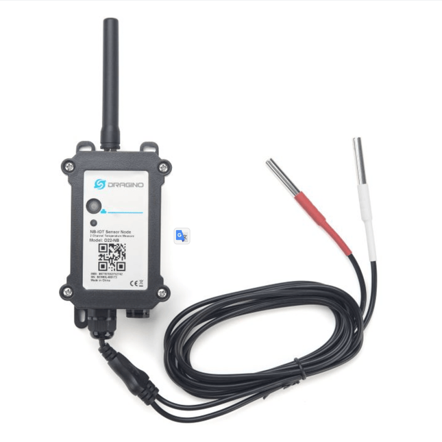 Dragino NB-IoT D22-NB NB-IoT Waterproof Temperature Sensor (2 probes)