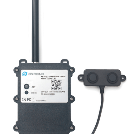 Dragino NB-IoT NB-IoT and LTE CAT-M / Includes Replaceable 19000mAh Battery DDS45 NB-IoT LTE CAT-M Waterproof Distance Detection Sensor