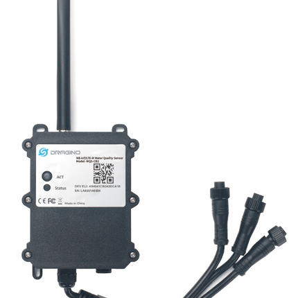 Dragino Sensor WQS-CB2 NB-IoT LTE CAT-M Sensor Node without probes 19000mAh Battery WQS NB-IoT/LTE-M Water Quality Sensor Waterproof Wireless Monitoring