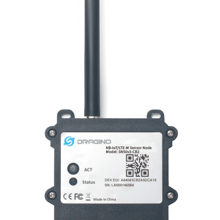 Dragino Wireless Monitoring Solution NB-IoT and LTE CAT-M / Includes Replaceable 19000mAh Battery SN50v3 NB-IoT or LTE CAT-M Cellular Sensor Node Multi-Input