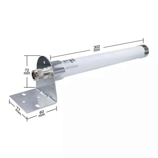 IOT Store Antenna High Gain LTE 4G 5G Antenna Fiberglass Omni Outdoor 698-3800MHz N-Male 5dBi