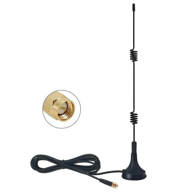IOT Store Antenna WiFi Antenna Magnet Base Dual Band 2.4G 5G SMA-Male 2m-cable 5dBi