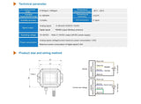 IQFLOW IOT Sensors IQCO Industrial Carbon Monoxide CO Sensor Modbus RS485