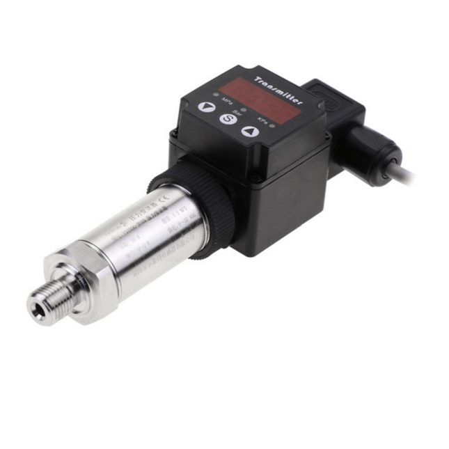 IQFLOW IOT Sensors IQPT-GA25-S; General -1~25 Bar; 4mA ~ 20mA; G1/4 A Pin; 2M cable IQPT-S Industrial Pressure Transmitter Digital Display Sensor